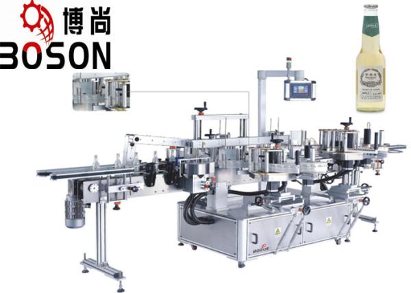 Cheap High Speed Adhesive Labeling Machine Linear Front / Back / Top side for sale