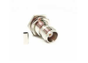 China ROHS Compliant TNC Female Bulkhead Connector for RG316 on sale