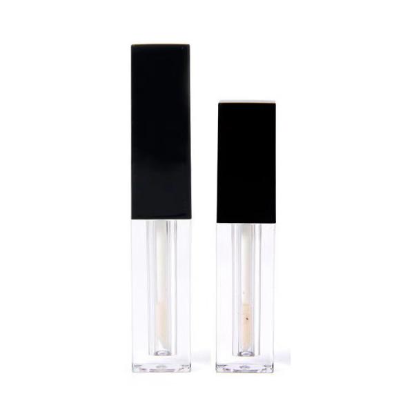 Cheap 1.2ml Capacity Plastic Square Shape Empty Lip Gloss Tube Container for Packaging for sale