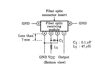Fiber Optic Receiving Module Mosfet Power Module TORX173
