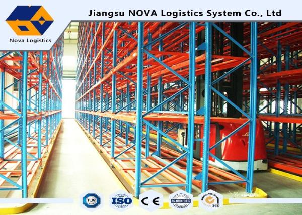 Cheap SS400 Conventional Galvanized VNA Pallet Racking For Textile Industry for sale