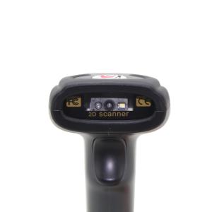 Wireless 2D Barcode Scanner USB Cable Large Battery Memory Function