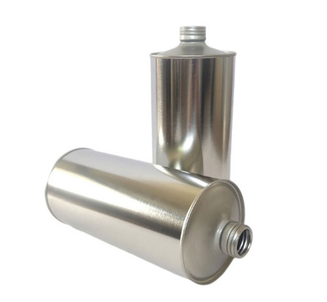 500ml Cooking Oil Storage Containers Round Packaging Tin Cans