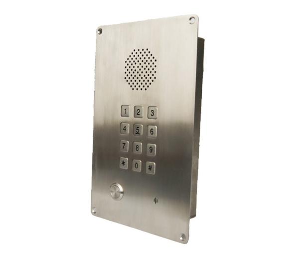 Cheap Flush Mounted Analog Door Intercom , Rugged Clean Room Phone for sale