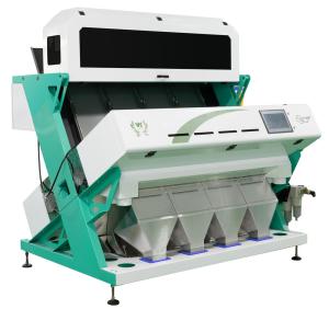 256 Channels Nuts Color Sorter 4 Chutes 99% Sorting Accuracy