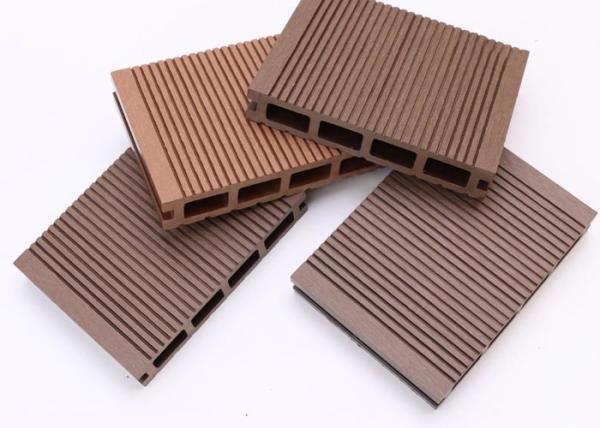 Cheap Interlock Decking 3D Embossing WPC Composite Decking Tiles Plastic Flooring for sale