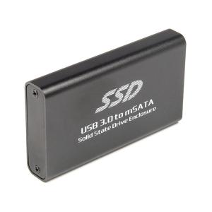 Best mSATA SSD to USB3.0 External Drive Case Enclosure for Full Half-size mSATA SSD JMS567 UASP wholesale