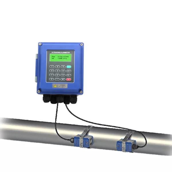 Cheap Industrial Grade Dn100 Clamp On Water Flow Sensor Wall Mounted Ultrasonic Flow Meter for sale