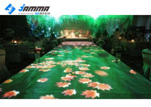 Wedding Interactive Floor Game Projector , Custom Color Projection Interactive Floor