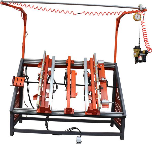 Cheap Pneumatic Pallet nailing table, Wooden Stringer Pallet Machine,Pallet Nailing Machine,pallet lifting device for sale