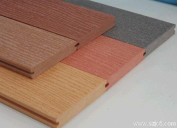 Cheap Colored Wood Plastic Composite Wpc Decking Flooring For Outdoor Space 140 * 25mm for sale