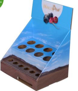 China OEM ODM Retail Cardboard Countertop Displays Stands PMS Patont Printing on sale