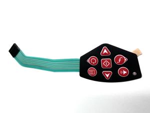 OEM Power Saving Waterproof Membrane Key Switch Customizable With Sensor