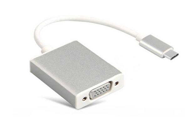 Cheap Digital Monitor Cable Copper Core Wire Type C Male And VGA Female Connector for sale
