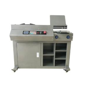 China LCD Press Button Automatic A4 Wireless Glue Binding Machine Perfect Binder With Single Gluing Roller on sale