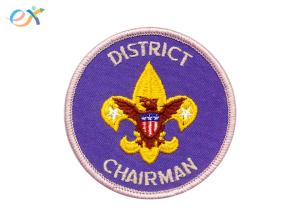 Best Embroidery Boy Scout Patches USA Make Custom Logo Polyester For Club wholesale