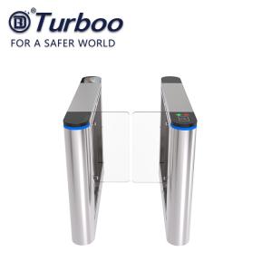 High Speed Flap Barrier Gate / Controlled Access Gates With Infrared Sensors