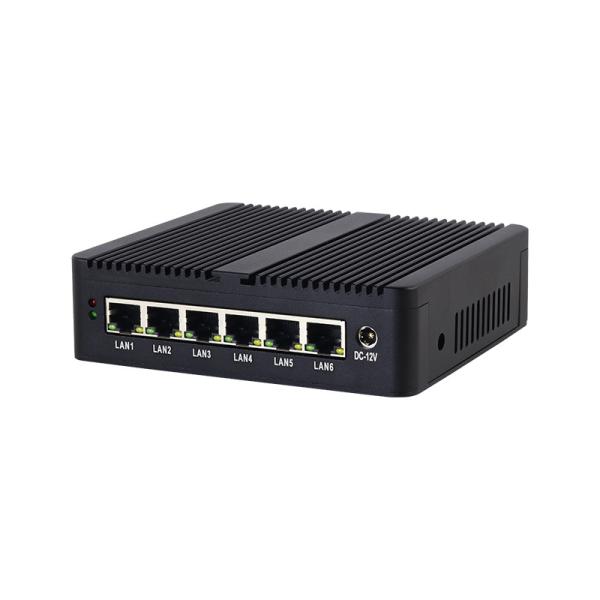 Cheap Intel Celeron J6412 Soft Router 2500M 6LAN DDR4 32GB HD Display Mini PC for sale