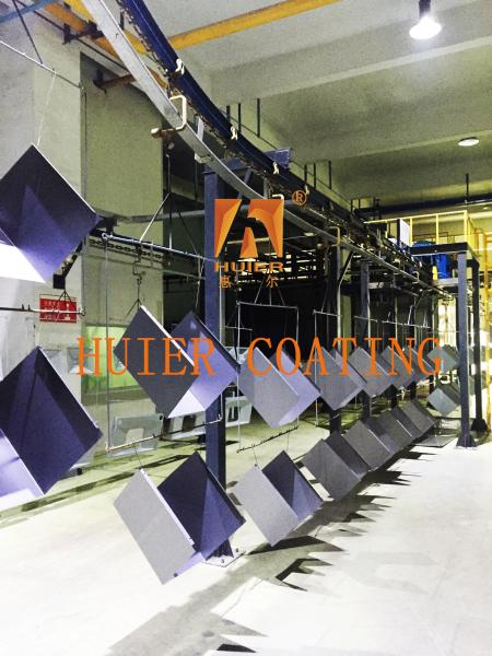 Cheap Adjustable Speed Powder Coating Conveyor Systems With Customizable Colors for sale