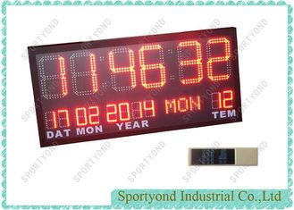 Cheap Temperature and Date with Led Digital Clock Display , Ultra Bright red LED for sale