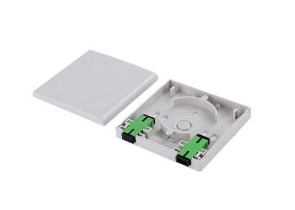 Cheap 1 Port Optical Fiber Distribution Frame FTTH Socket Faceplate with ABS material For Indoor Usage for sale