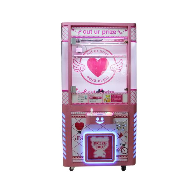 Cheap Crazy Scissors Cut Toy Prize Doll Game Machine With LCD Display English Language for sale