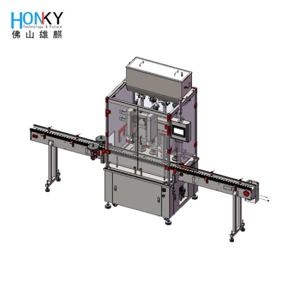 Cheap 500g Tomato Sauce Chill Paste Bottle Filling Machine Automatic With Piston Pump 50pcs Per Min for sale
