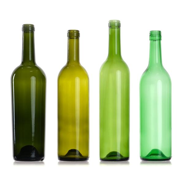 Cheap Empty 750Ml Glass Red Wine Bottle Liquor Wine Bottles With Screw Lid for sale