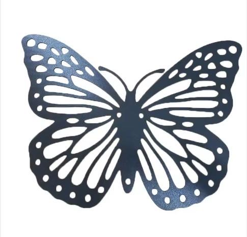 Cheap Laser Cutting Technology Silver Delicate Butterfly Art Decoration Support Pattern Customisation for sale