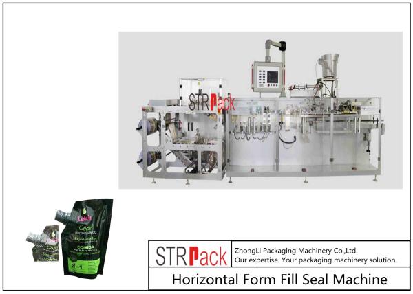 Cheap Linear Servo Horizontal Form Fill Seal Machine , Stand Up Pouch Packing Machine for sale