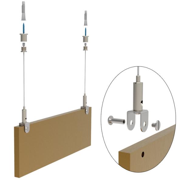 Cheap Fork Cable Gripper With Mounting Brackets Components For Sound Absorbing Ceiling Panels for sale