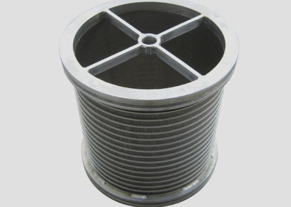 Cheap Reversed Johnson Wedge Wire Rotating Drum Screen Tube For Municipal Wastewater for sale