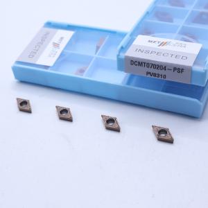 Best Indexable Carbide Turning Insert ,PVD Coated Internal Turning Insert, Finishing Insert DCMT070204, Bronze Color wholesale