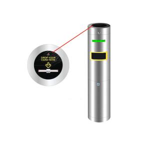 100% Accuracy Access Control Turnstiles Cylinder Dropbox Card Collector