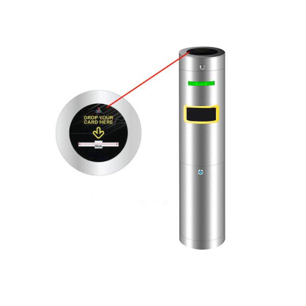 Cheap 100% Accuracy Access Control Turnstiles Cylinder Dropbox Card Collector for sale