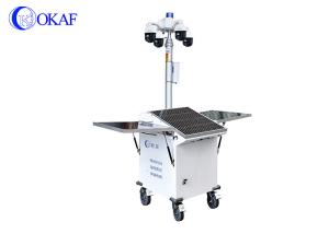 China Hd Mobile Security Trailer Solar Battery Power Cctv Camera Tower on sale