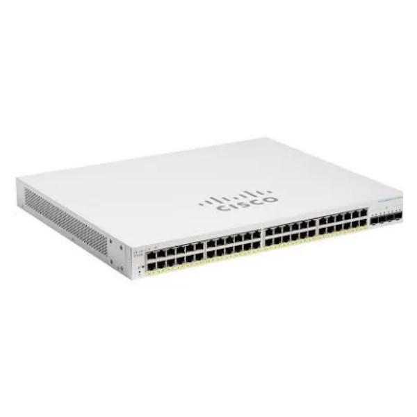 Cheap Cisco CBS220 48P Switch : Gigabit PoE+ , 4 SFP Ports , Easy Web Management for sale