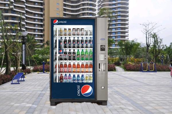 Cheap Coin Bill Operated Self-help Wines Alcohol Instant Food Coffee Noodle Mini Mart Vending Machine with 19" Touch Screen for sale