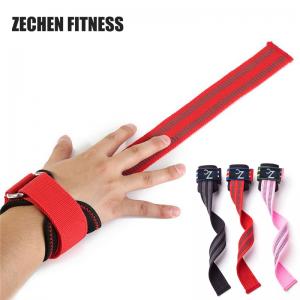 Best Men Women Heavy Duty Lifting Strap 38mm With Non Slip Silicone Grip wholesale