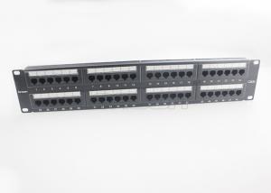 2U 100% Fluke Test Passed 48 Port Cat5e UTP Network Patch Panel
