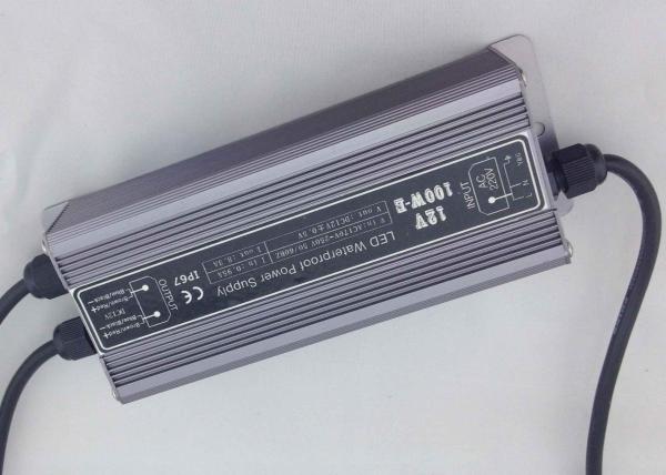 Cheap DC24V 100 W 8.3A Waterproof LED Power Supply With Ground Wire IP67 for sale