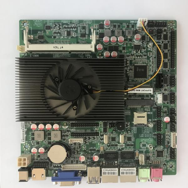 Cheap Dual cores i3-3217U industrial motherboard 6 COM 2 LAN Mini-ITX mainboard for sale