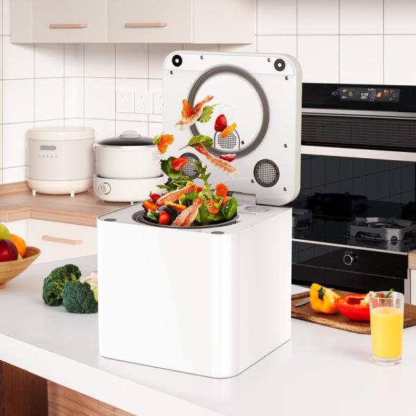 Cheap AI 5.2 Liters Tabletop Compost Machine Instant Kitchen Composter Low Noise With LCD Display for sale