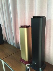 China Black Metal Commercial Essential Oil Diffuser 500ml Oil Bottle , Standing Alone Air Aroma Diffuser  Small / Medium Area on sale