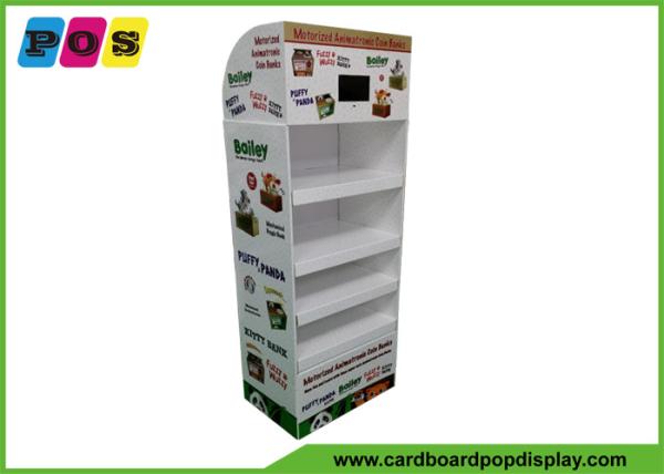 Cheap Custom Made Corrugated Toy Display Stand Point Of Purchase For Coin Bank FL175 for sale