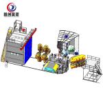 A stable rotary molding machine capable of producing insulated boxes for optimal