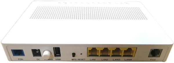 Cheap 4 Ethernet Port FTTH ONU With 4GE + 1 VOIP + 2*2 WIFI +1 USB Port for sale