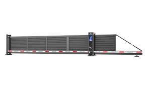 Best Speed Adjustable Telescopic Sliding Barrier Gate Open Speed 10-20m/Min wholesale
