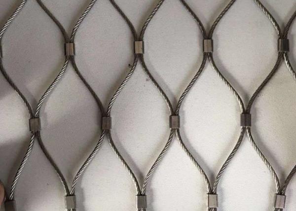 Cheap Flexible Stainless Steel Wire Rope Cable Mesh Netting For Zoo for sale