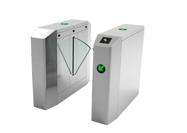 Cheap SS304 Retractable Wire Drawing Flap Barrier Gate Bi Directional IP44 for sale